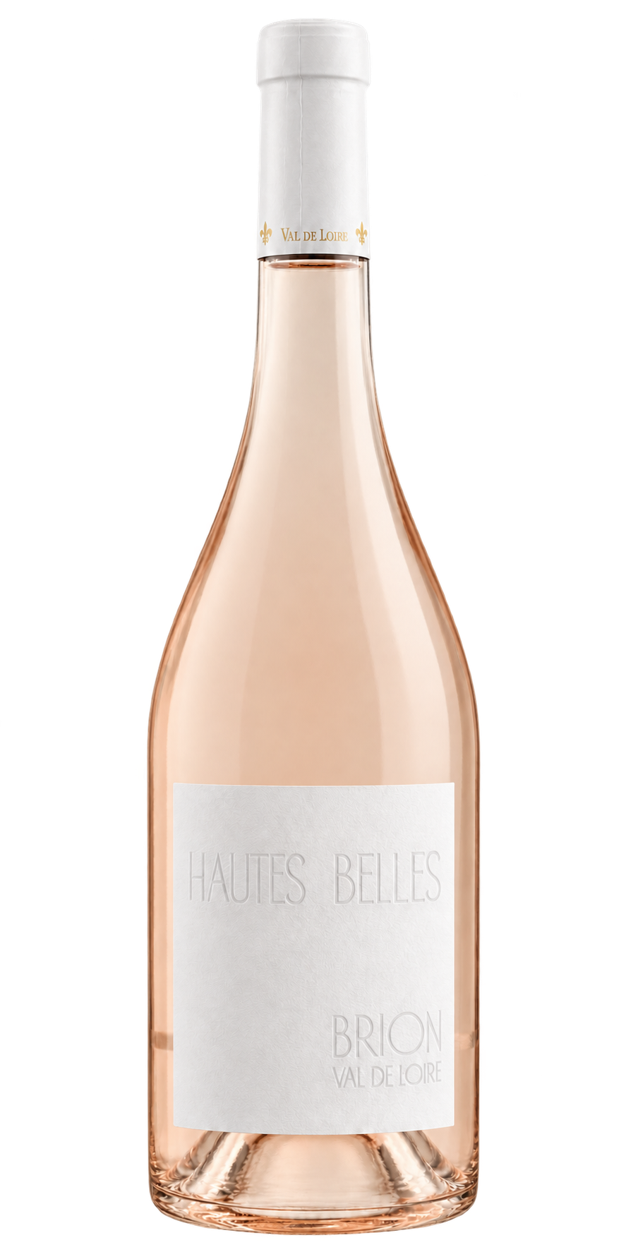 Bouteille de vin rosé des Hautes Belles