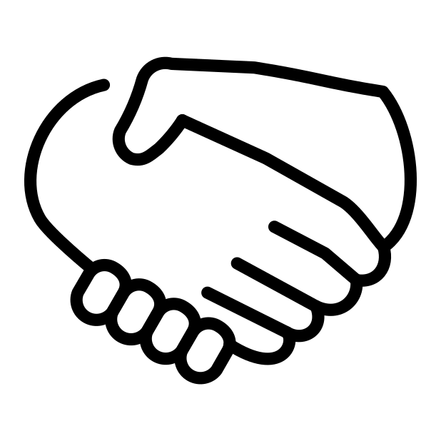 Deux mains réunies, symbole du partage et de la transmission